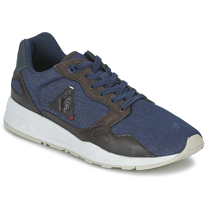 Le Coq Sportif Lcs R900 Craft Denim Bleu / Réglisse Chaussures Baskets Basses Homme